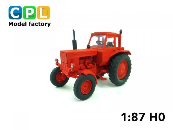 Traktor Belaruss MTS-80L kleine Kabine rot Bj 1982